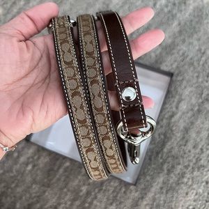 Coach dog leash - new